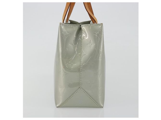 LOUIS VUITTON Borsa Monogram Vernis Reade PM Gris M91145 LV Auth ep15380 Grigio - vista 4