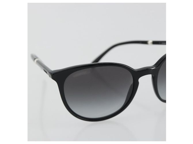 Occhiali da sole CHANEL in plastica nera CC Auth hk3945 Nero - vista 6