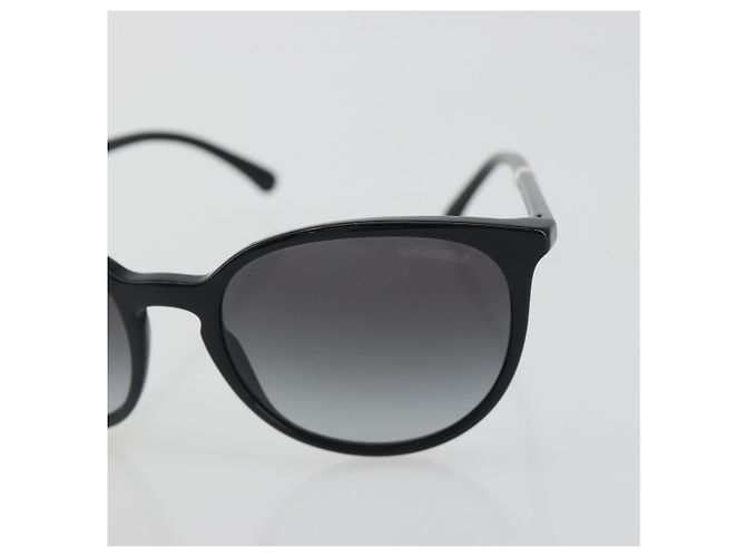 Occhiali da sole CHANEL in plastica nera CC Auth hk3945 Nero - vista 7