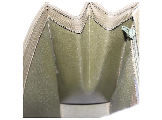 Céline Borsa CELINE in pelle 2way Khaki Gold Tone Auth ep15377 Cachi - vista 21