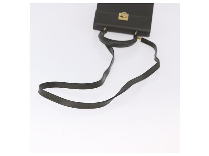 Céline Borsa CELINE in pelle 2way Khaki Gold Tone Auth ep15377 Cachi - vista 9