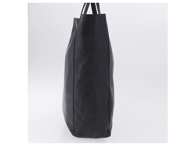 Céline CELINE Vertical Cabas Mall Handtasche aus Leder Schwarz Gold Authentisch 191085 Golden - Ansicht 5