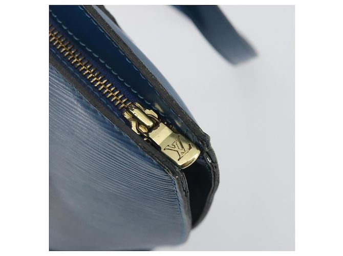 LOUIS VUITTON Epi Saint Jacques Borsa shopper a tracolla Blu M52275 Auth ep15588 - vista 10