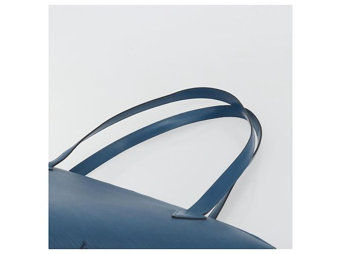 LOUIS VUITTON Epi Saint Jacques Borsa shopper a tracolla Blu M52275 Auth ep15588 - vista 14