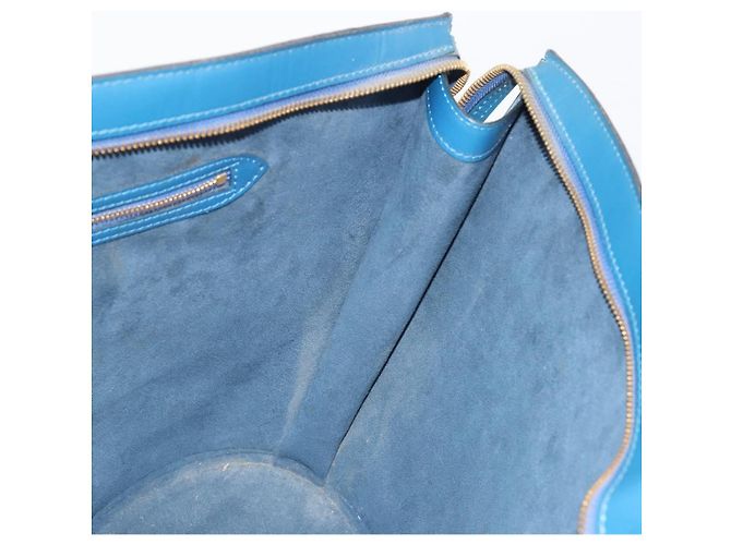 LOUIS VUITTON Epi Saint Jacques Borsa shopper a tracolla Blu M52275 Auth ep15588 - vista 20