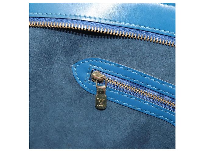 LOUIS VUITTON Epi Saint Jacques Borsa shopper a tracolla Blu M52275 Auth ep15588 - vista 22