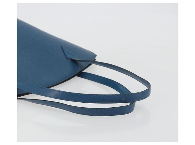 LOUIS VUITTON Epi Saint Jacques Borsa shopper a tracolla Blu M52275 Auth ep15588 - vista 7