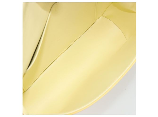 LOUIS VUITTON Monogram Vernis Thompson Street Bag Lime Yellow M91071 Auth 192632 D'oro - vista 11