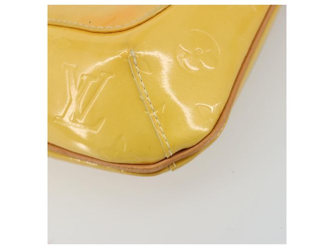 LOUIS VUITTON Monogram Vernis Thompson Street Bag Lime Yellow M91071 Auth 192632 D'oro - vista 17