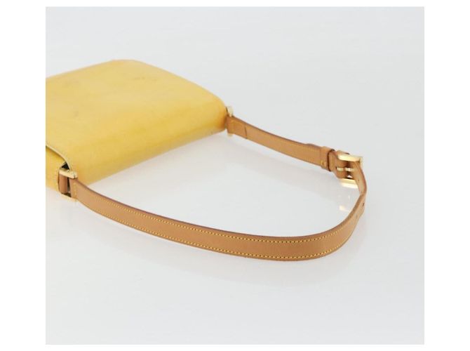 LOUIS VUITTON Monogram Vernis Thompson Street Bag Lime Yellow M91071 Auth 192632 D'oro - vista 7