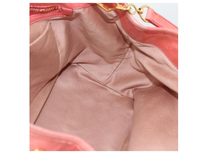 Borsa Miu Miu in pelle 2way Rosa Oro Auth am12098V D'oro - vista 19