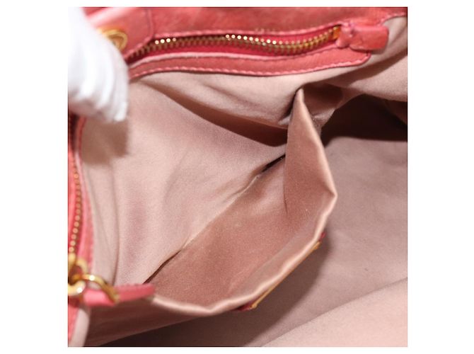 Borsa Miu Miu in pelle 2way Rosa Oro Auth am12098V D'oro - vista 23