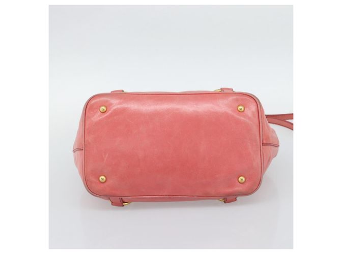 Borsa Miu Miu in pelle 2way Rosa Oro Auth am12098V D'oro - vista 5