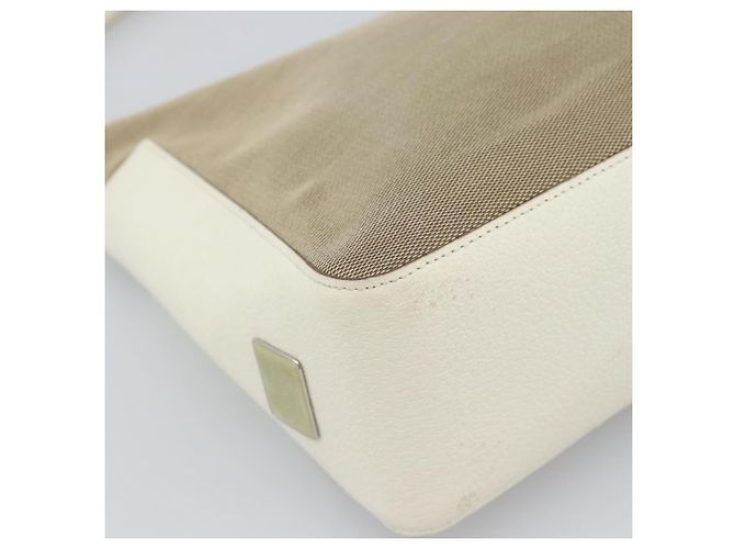 Borsa a Spalla GUCCI GG Canvas Beige Argento 001 3766 Auth BA14143 - vista 11