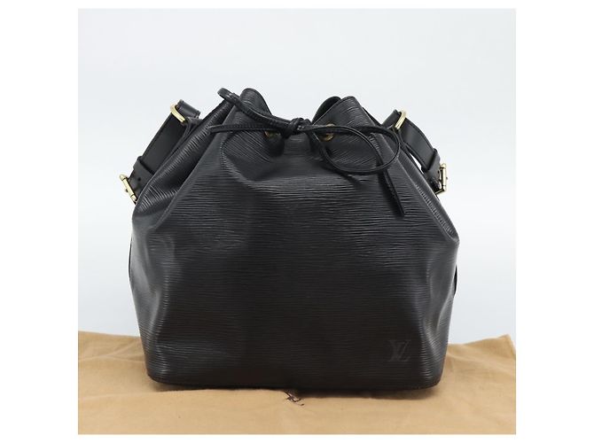 Borsa a Spalla LOUIS VUITTON Epi Petit Noe Nera M44102 LV Auth 191858V Nero - vista 12