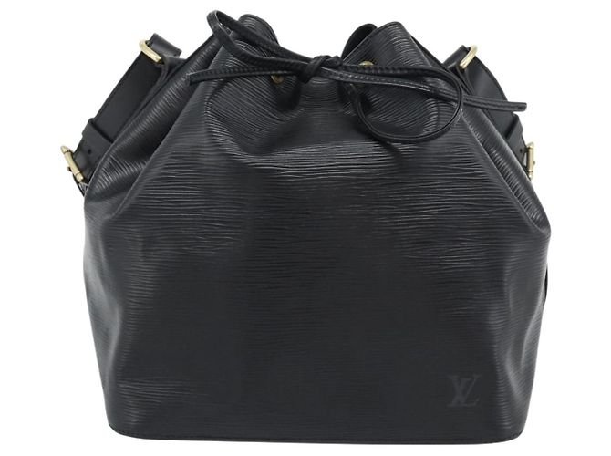 Borsa a Spalla LOUIS VUITTON Epi Petit Noe Nera M44102 LV Auth 191858V Nero - vista 13