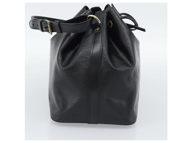 Borsa a Spalla LOUIS VUITTON Epi Petit Noe Nera M44102 LV Auth 191858V Nero - vista 3