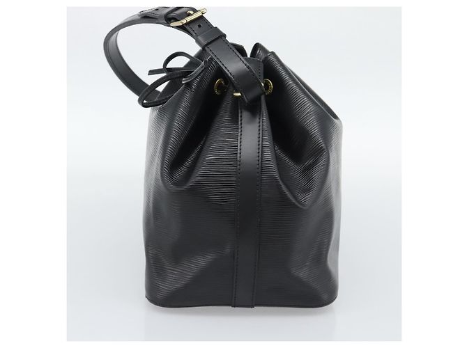 Borsa a Spalla LOUIS VUITTON Epi Petit Noe Nera M44102 LV Auth 191858V Nero - vista 4
