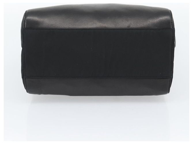 Borsa a Spalla con Catena PRADA in Pelle Nera e Oro Auth 191084A Nero D'oro - vista 9