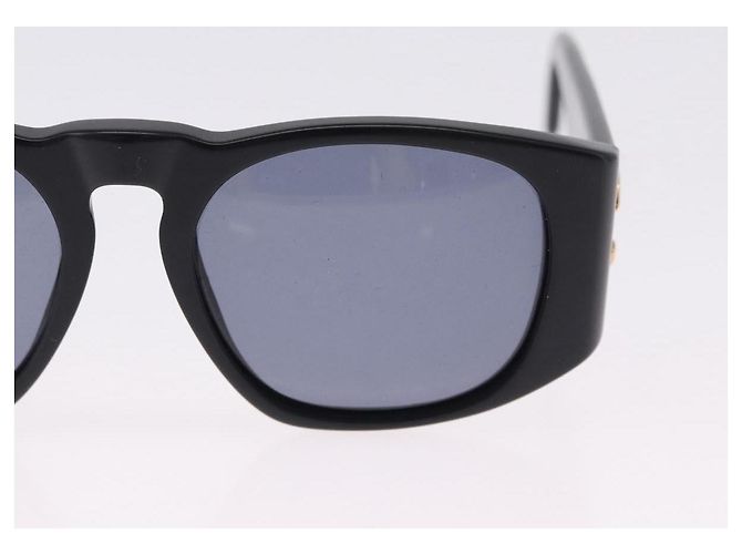 Occhiali da sole CHANEL Plastica Nero Oro CC Auth bs36338 D'oro - vista 5