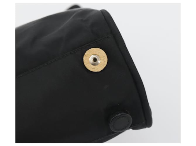 Borsa PRADA in nylon nero argento Auth ep15229 - vista 14