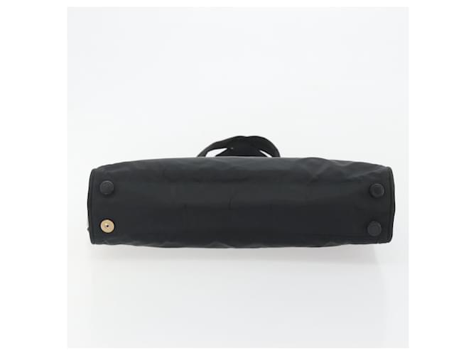Borsa PRADA in nylon nero argento Auth ep15229 - vista 9