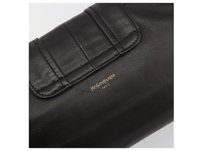 Bolsa de Ombro com Corrente SAINT LAURENT em Couro Marrom e Tom Dourado 138957 Auth yk20663SAM - vista 16
