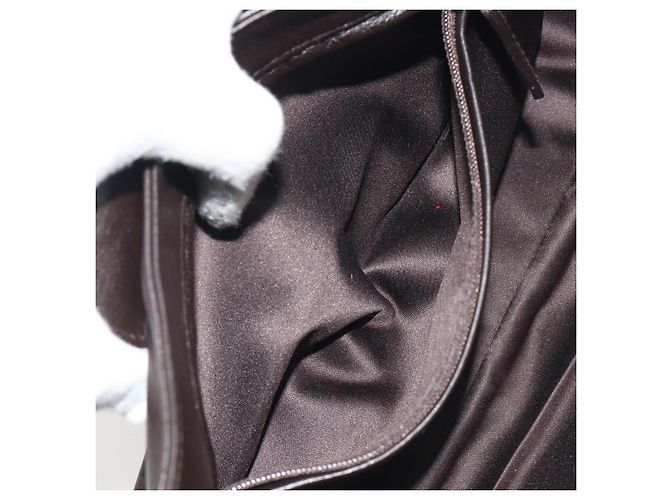 Bolsa de Ombro com Corrente SAINT LAURENT em Couro Marrom e Tom Dourado 138957 Auth yk20663SAM - vista 23