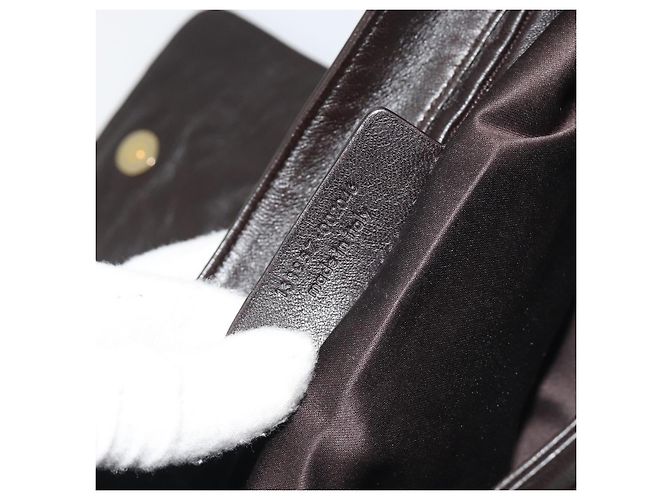 Bolsa de Ombro com Corrente SAINT LAURENT em Couro Marrom e Tom Dourado 138957 Auth yk20663SAM - vista 24