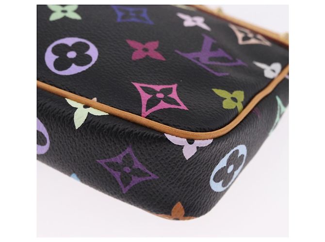 LOUIS VUITTON Monogram Multicolor Pochette Accessoires Black M92648 Auth ki6740M Nero - vista 17