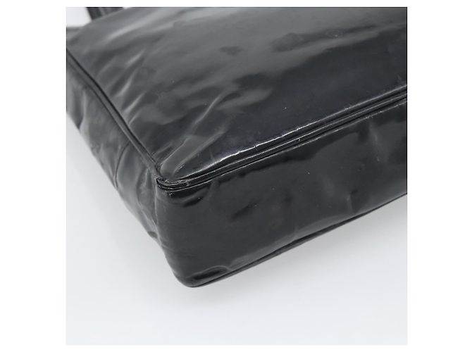 Borsa Tote CHANEL in vernice nero e oro CC Auth BA14104 D'oro - vista 13