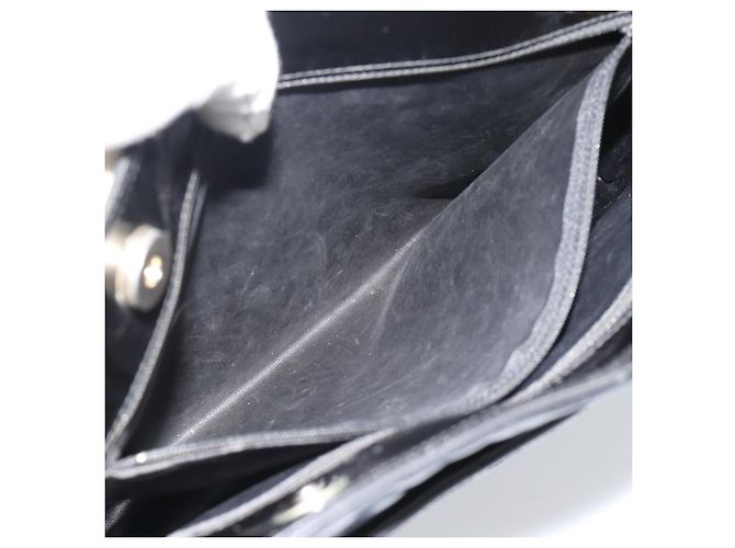 Borsa Tote CHANEL in vernice nero e oro CC Auth BA14104 D'oro - vista 19