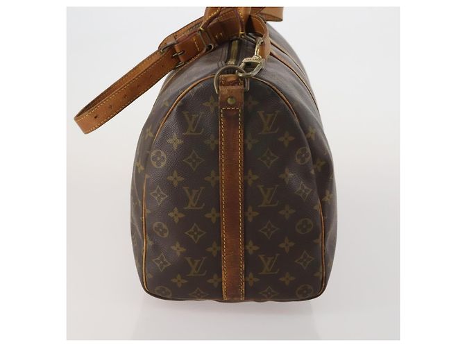 LOUIS VUITTON Monogram Keepall Bandouliere 45 Boston Bag M41418 LV Auth bs36253 Monogramma - vista 3