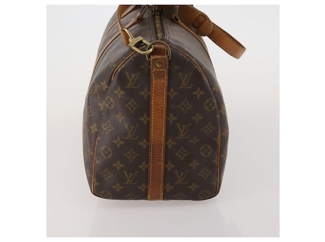 LOUIS VUITTON Monogram Keepall Bandouliere 45 Boston Bag M41418 LV Auth bs36253 Monogramma - vista 4