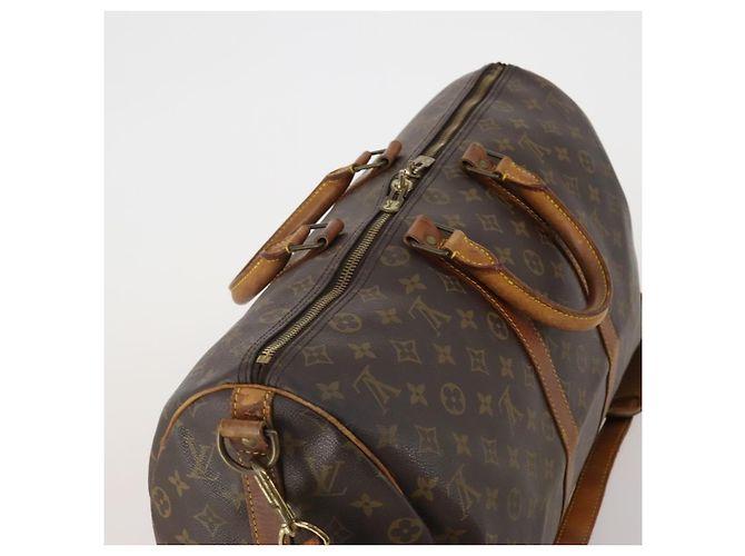 LOUIS VUITTON Monogram Keepall Bandouliere 45 Boston Bag M41418 LV Auth bs36253 Monogramma - vista 6