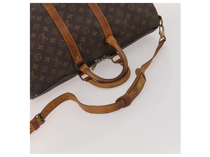 LOUIS VUITTON Monogram Keepall Bandouliere 45 Boston Bag M41418 LV Auth bs36253 Monogramma - vista 7