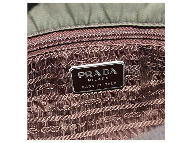 Borsa PRADA Nylon Verde Autentica ar14142 - vista 15
