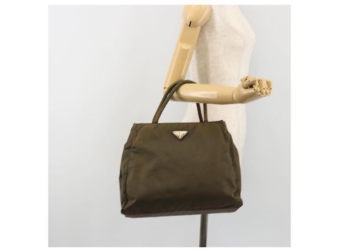 Borsa PRADA Nylon Verde Autentica ar14142 - vista 25