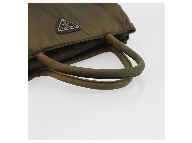 Borsa PRADA Nylon Verde Autentica ar14142 - vista 7