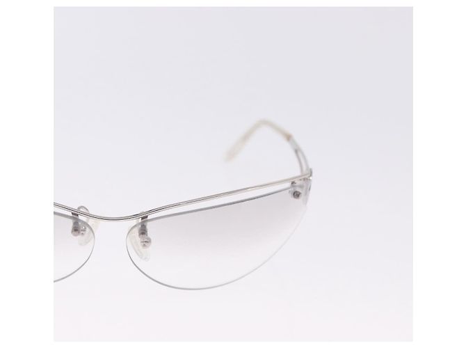 Céline Gafas de Sol CELINE Gucci Bulgari Metal 3 Set Gray Purple Auth bs36355 Castaño Púrpura - vista 11