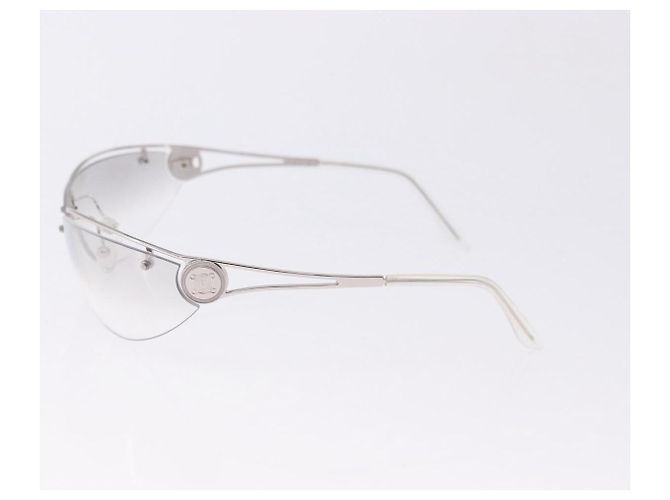 Céline Gafas de Sol CELINE Gucci Bulgari Metal 3 Set Gray Purple Auth bs36355 Castaño Púrpura - vista 13