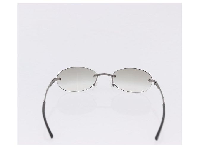 Céline Gafas de Sol CELINE Gucci Bulgari Metal 3 Set Gray Purple Auth bs36355 Castaño Púrpura - vista 15