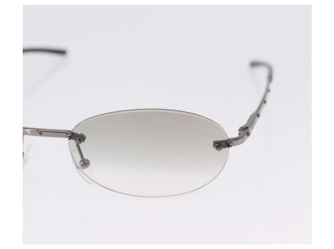 Céline Gafas de Sol CELINE Gucci Bulgari Metal 3 Set Gray Purple Auth bs36355 Castaño Púrpura - vista 17