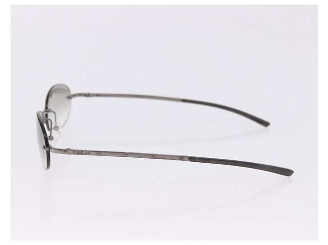 Céline Gafas de Sol CELINE Gucci Bulgari Metal 3 Set Gray Purple Auth bs36355 Castaño Púrpura - vista 18