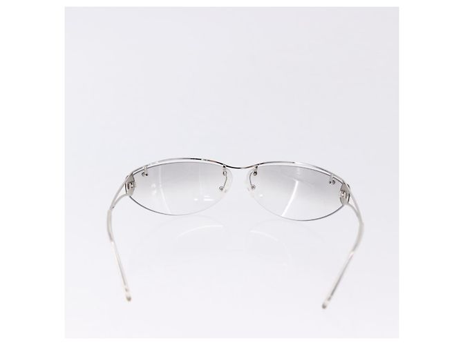 Céline Gafas de Sol CELINE Gucci Bulgari Metal 3 Set Gray Purple Auth bs36355 Castaño Púrpura - vista 9