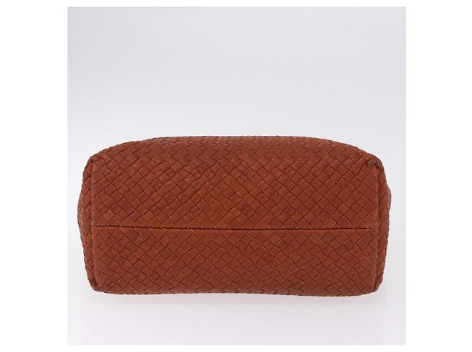 BOTTEGA VENETA INTRECCIATO Cabas PM Borsa in pelle Marrone 141498 Auth 191828V - vista 5