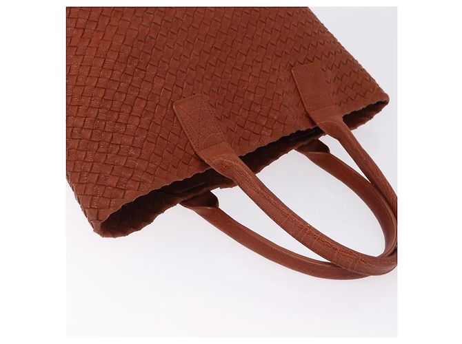 BOTTEGA VENETA INTRECCIATO Cabas PM Borsa in pelle Marrone 141498 Auth 191828V - vista 6