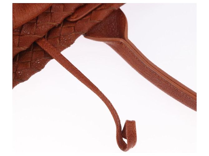 BOTTEGA VENETA INTRECCIATO Cabas PM Borsa in pelle Marrone 141498 Auth 191828V - vista 9