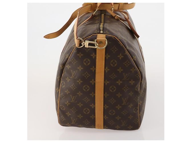 LOUIS VUITTON Monogram Keepall Bandouliere 60 Boston Bag M41412 LV Auth bs36220 Monogramma - vista 4