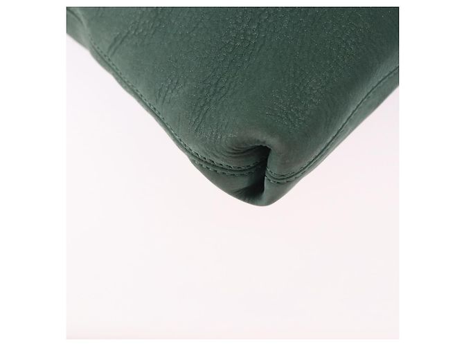 Borsa a Spalla FENDI in Pelle Verde e Oro Auth 193051V D'oro - vista 10